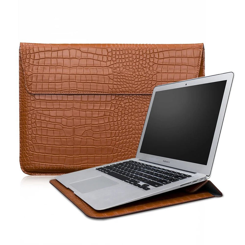 Aurora Carra Leather Laptop Sleeve - Chic Sleeve