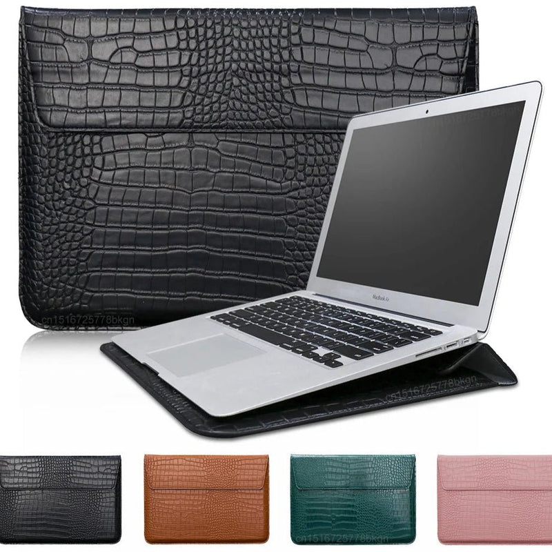 Aurora Carra Leather Laptop Sleeve - Chic Sleeve